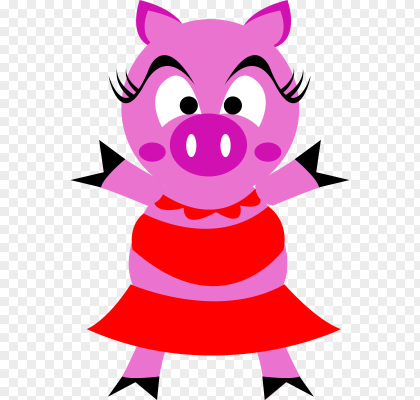 Pig Cartoon Characters Porky Clip Art PNG