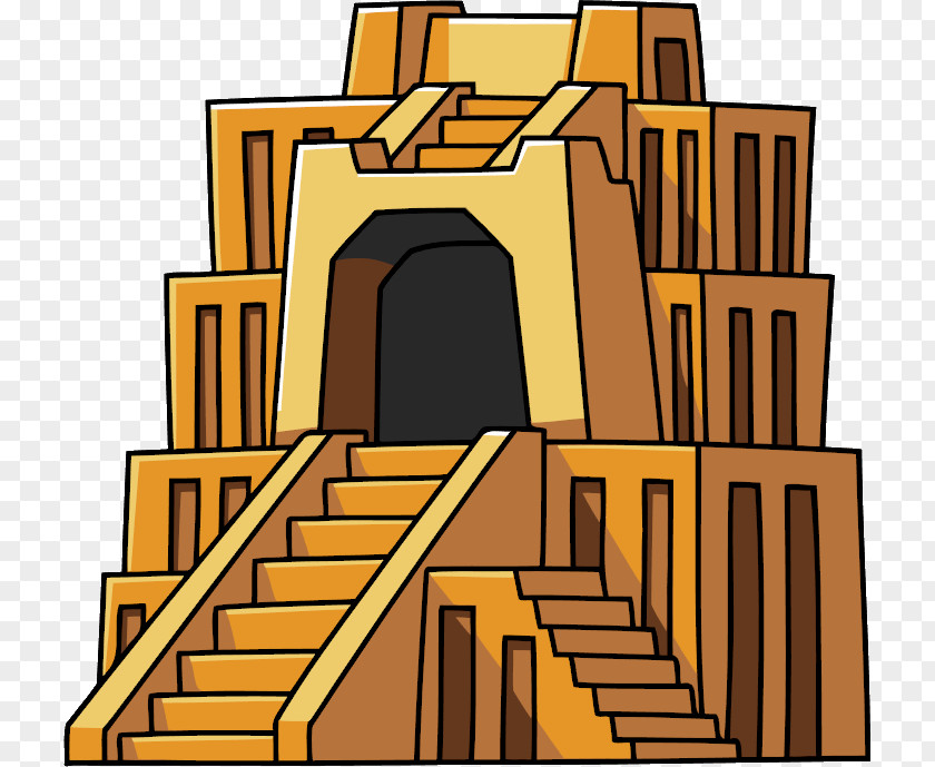 Pyramid Ziggurat Of Ur Sumer Christian Clip Art PNG