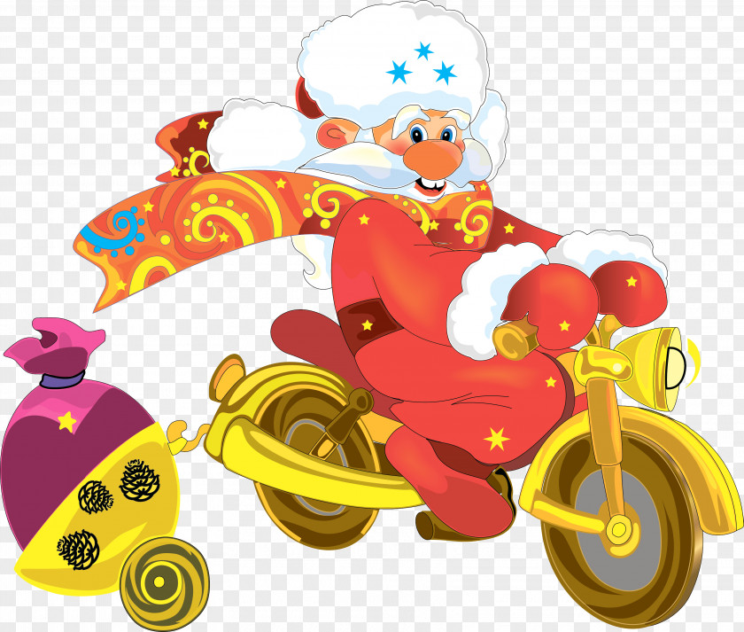 Santa Claus Ded Moroz Clip Art Snegurochka New Year PNG