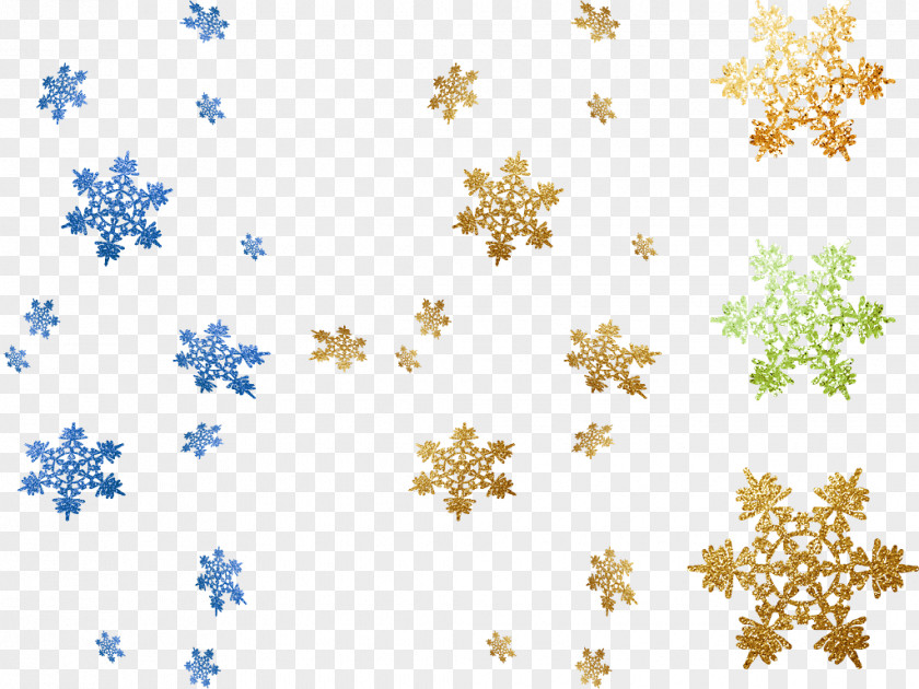 Snowflake Christmas Pattern PNG