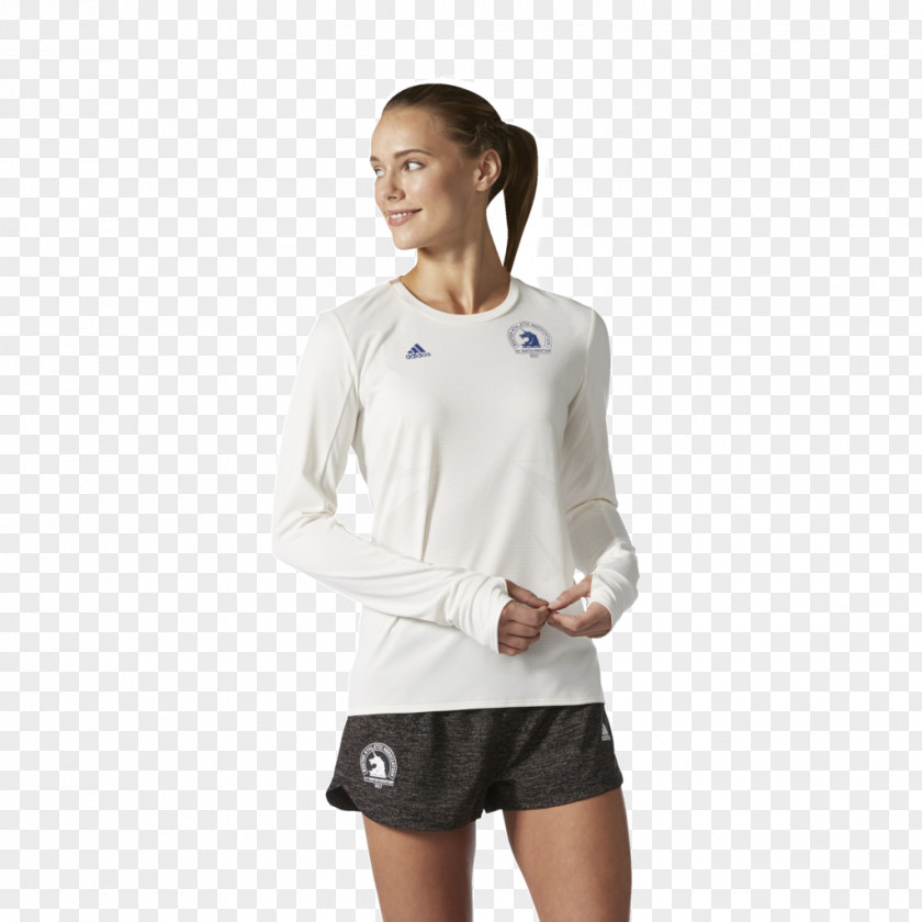 White Shoe Through Train 2017 Boston Marathon T-shirt Jersey Sleeve Adidas PNG