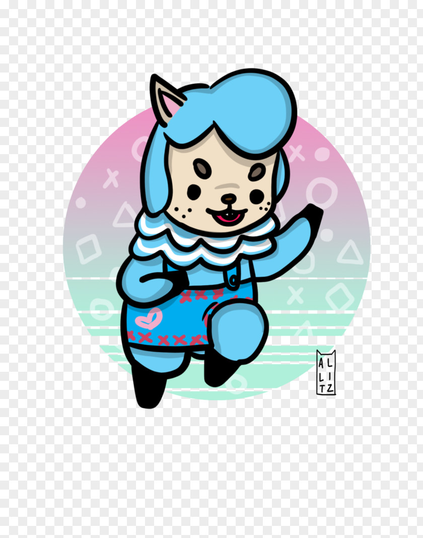 Acnl Headgear Character Turquoise Clip Art PNG