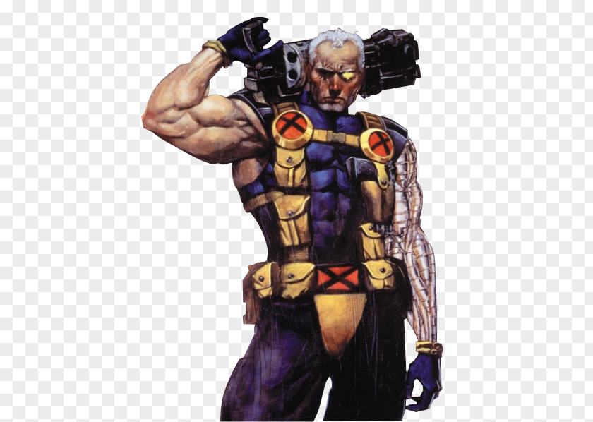 Cable Marvel Comics Universe X-Men Domino PNG