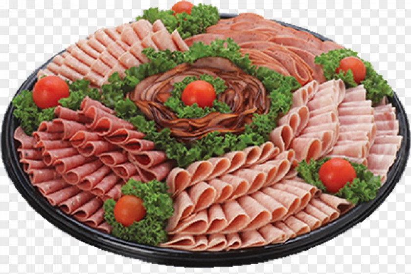 Meat Delicatessen Coleslaw Lunch Platter Charcuterie PNG