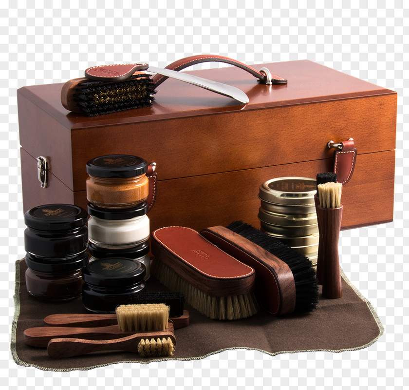 Shoe Polish Shell Cordovan Leather Box PNG