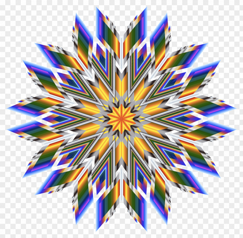 Snowflake Mandala Clip Art PNG