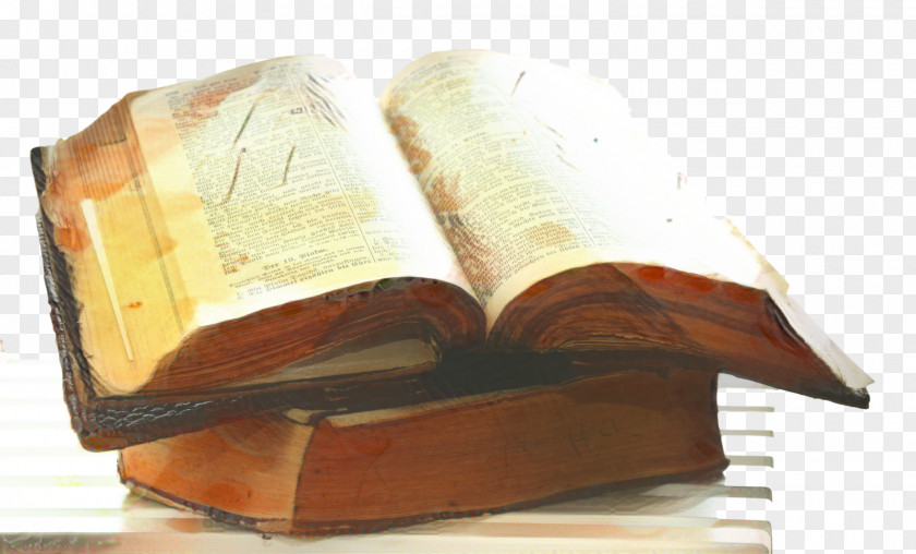 Wood Leather Stack Of Books PNG