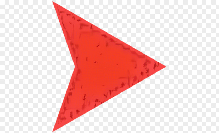 Cone Red Triangle Background PNG
