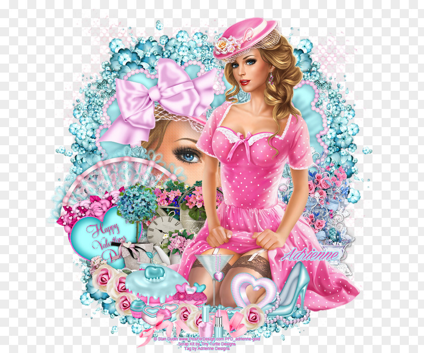 Jenny Tortoise Barbie Pink M PNG