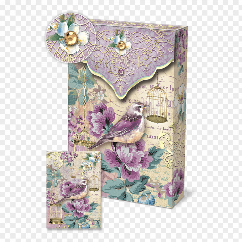 Purple Bird Bag Cage Clothing PNG