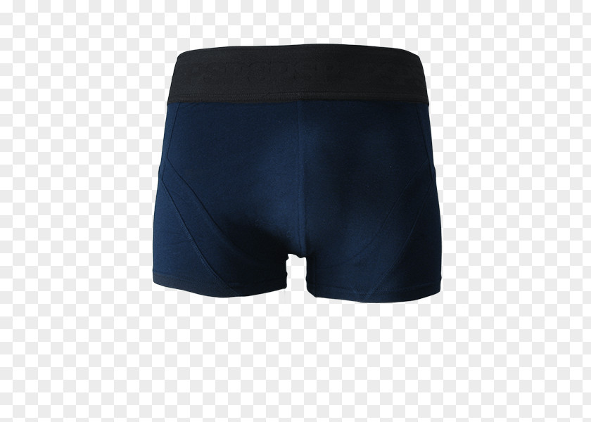 Boxers Briefs Trunks Underpants Cobalt Blue Waist PNG