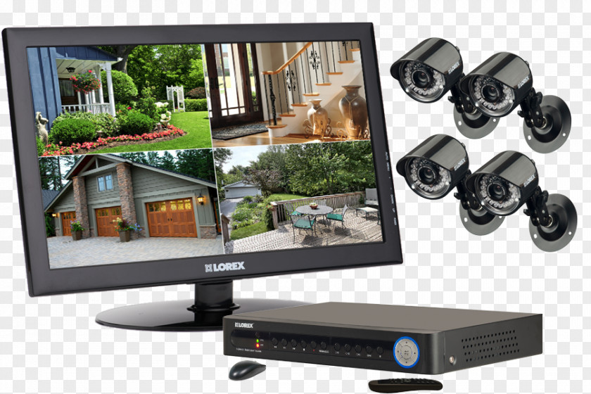 Camera Wireless Security Home Closed-circuit Television Alarms & Systems PNG