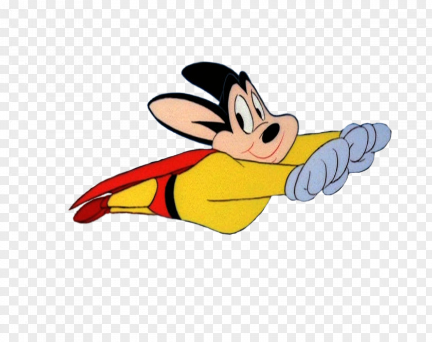 Mighty Mouse Finger Headgear Character Clip Art PNG