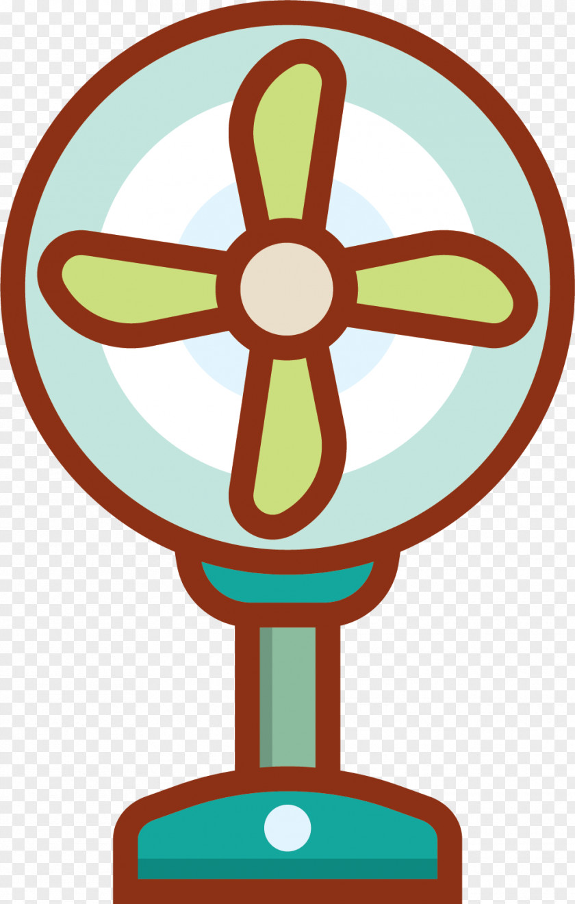 Blue Small Fan Clip Art PNG