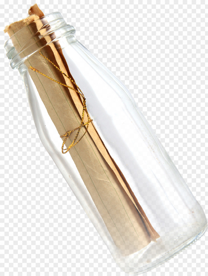 Bottle Letter Glass PNG