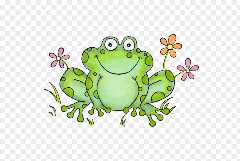 Cartoon Frog Clip Art PNG