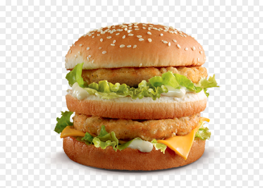 Chicken McDonald's Big Mac Sandwich Fast Food McChicken Hamburger PNG