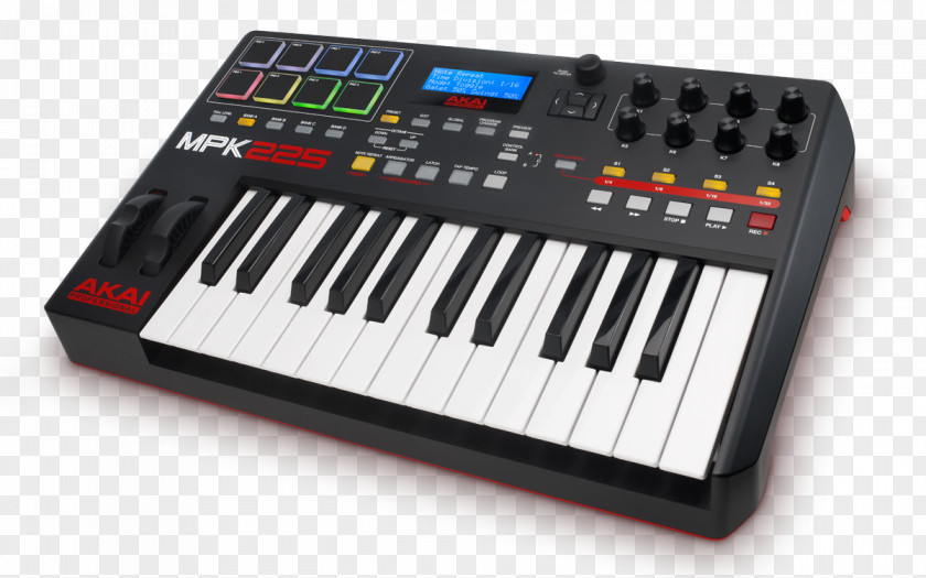 Keyboard Akai MPK225 MIDI Controllers MPC PNG