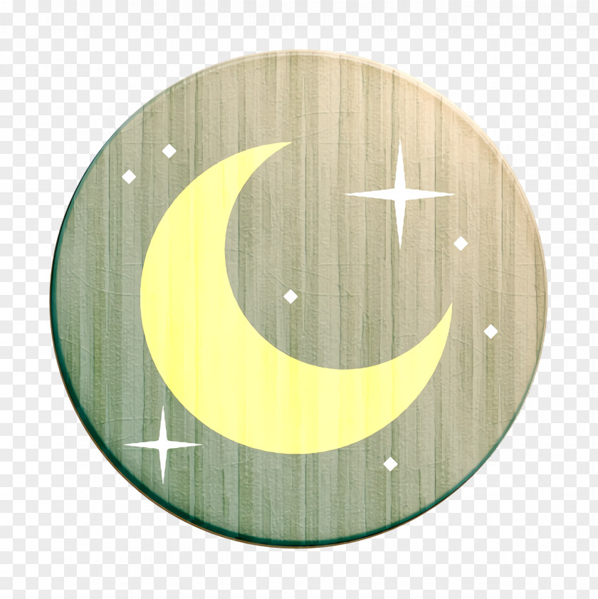 Space Icon Half Moon PNG