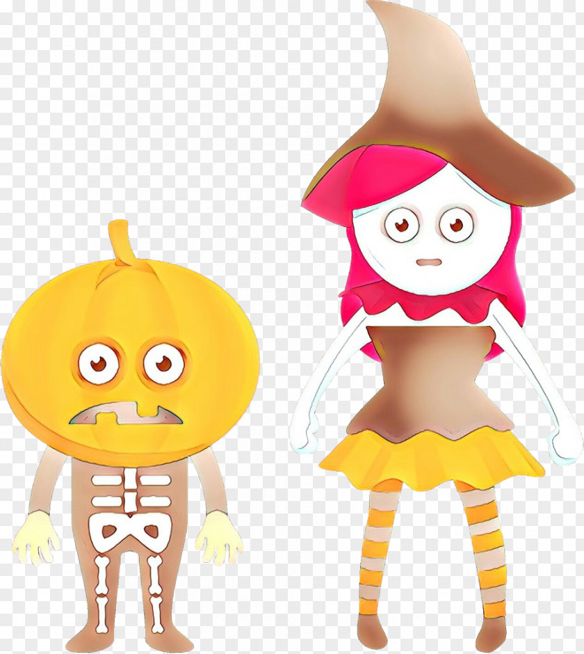 Cartoon Yellow Smile Costume Toy PNG