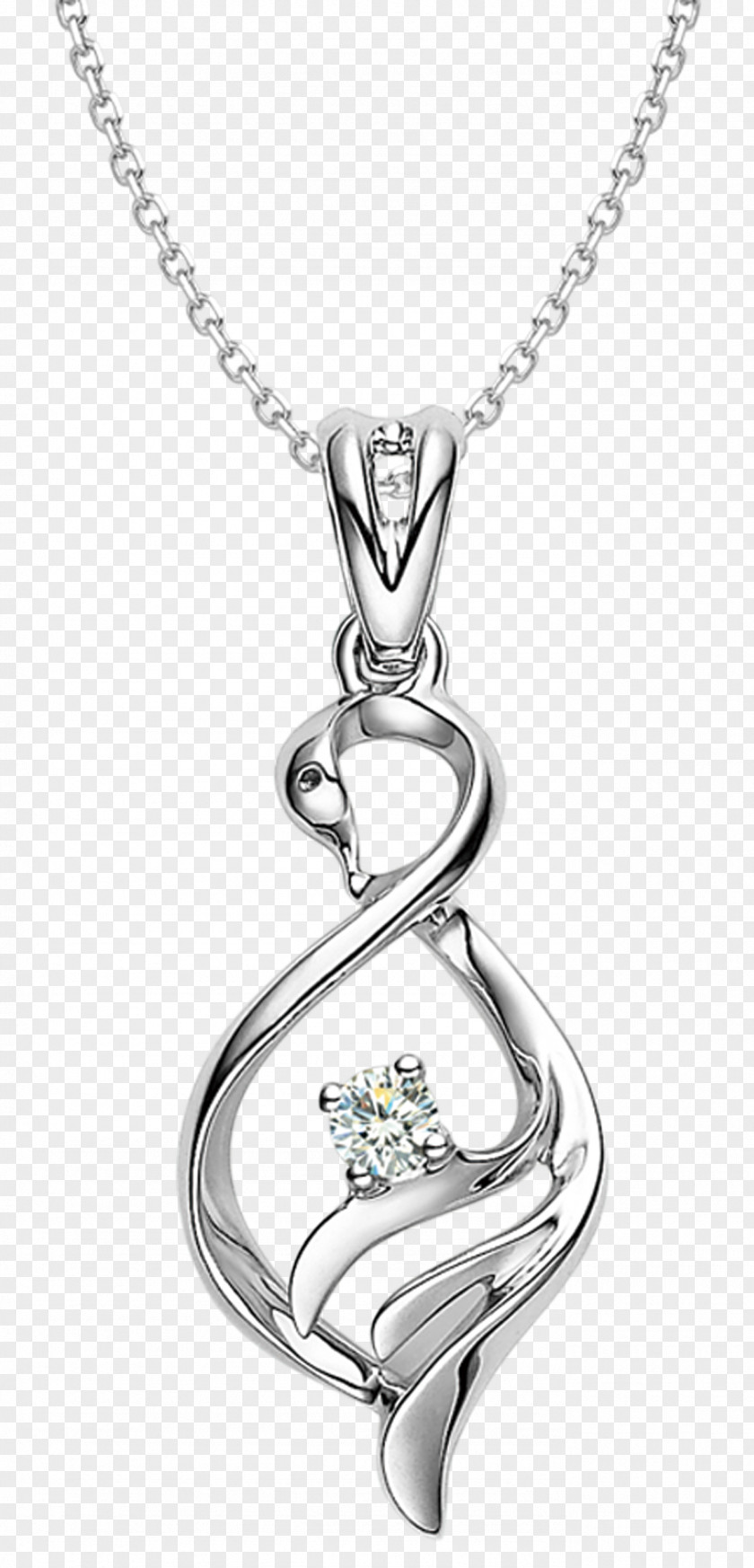 Diamond Pendant Necklace Locket Jewellery PNG