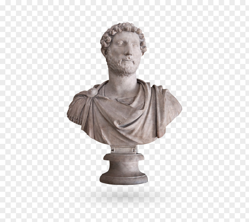 Monumental Sculpture Bust Ancient Rome Roman Emperor History PNG