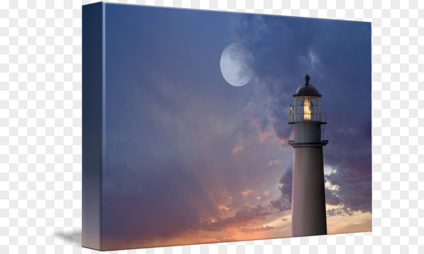 Painting Lighthouse Keeper Art Canvas PNG