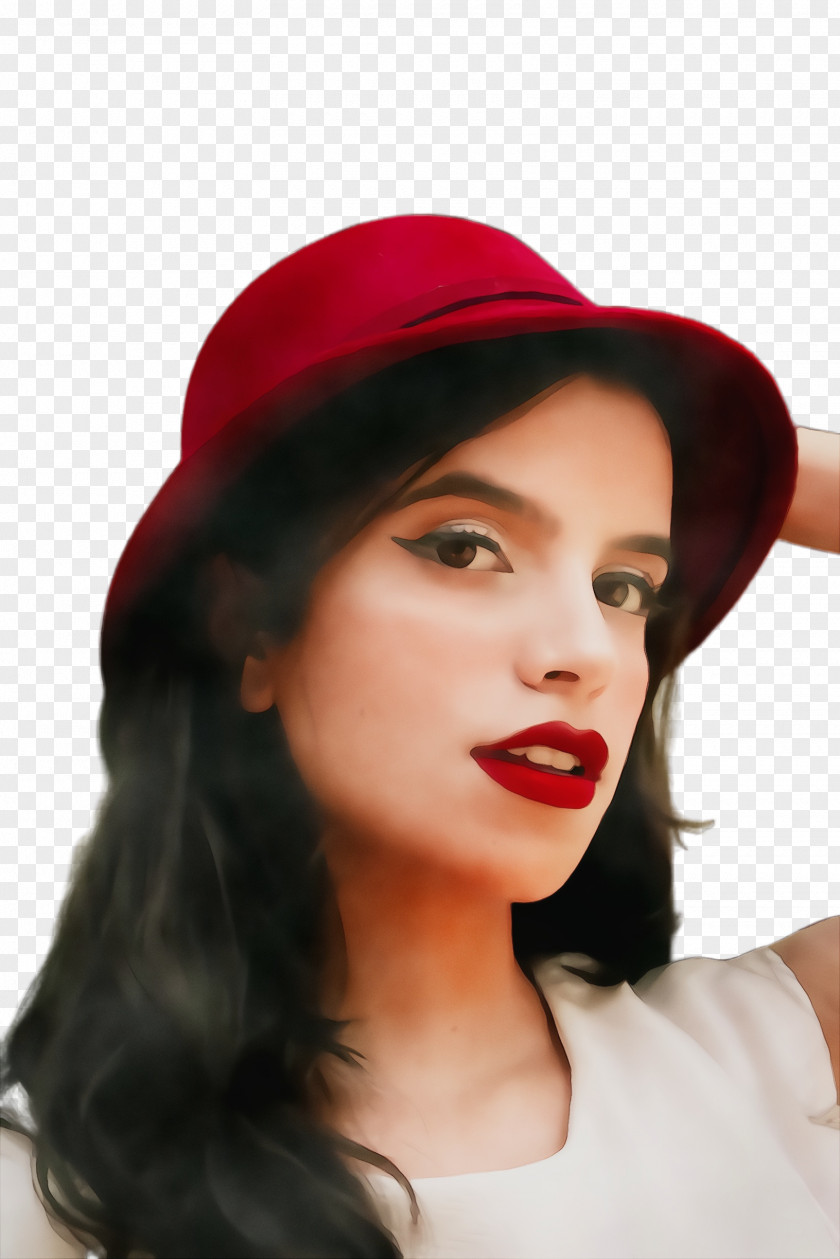 Black Hair Fedora PNG