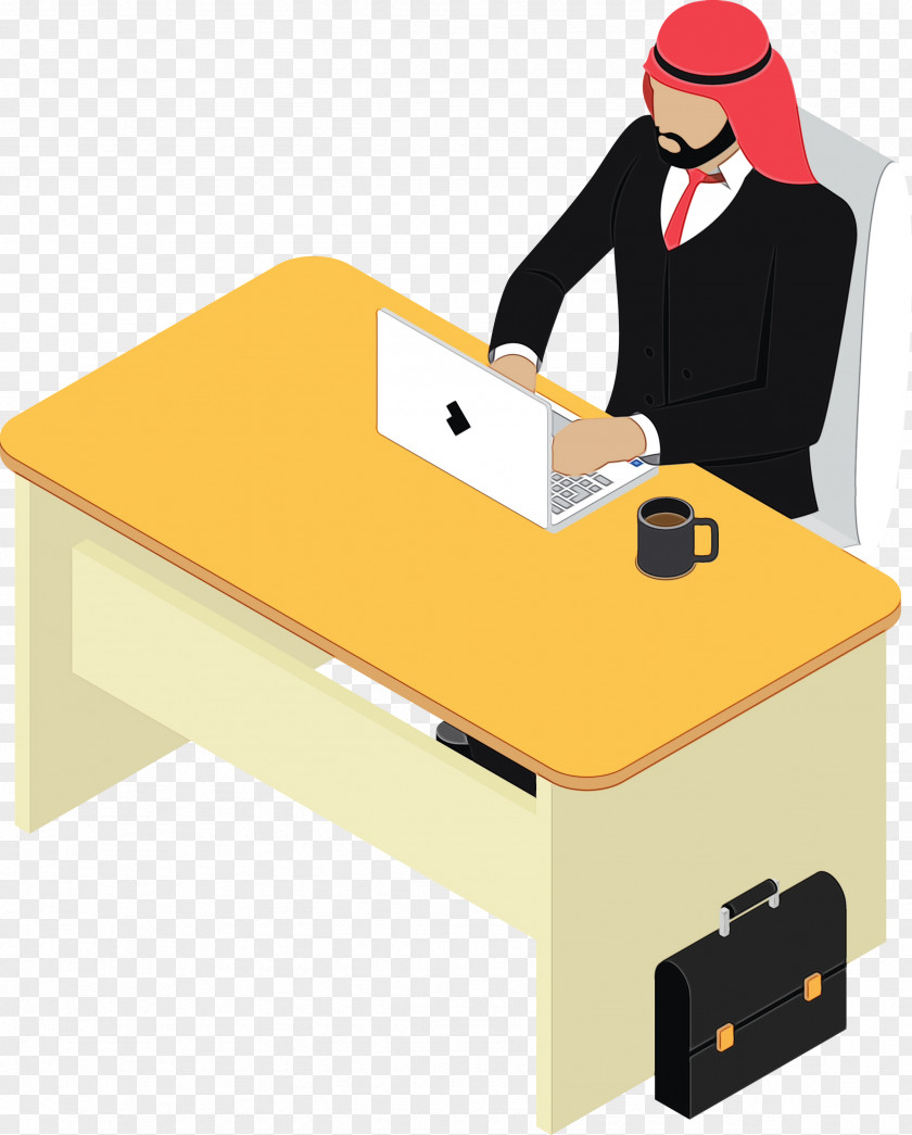 Desk Table Computer Furniture Writing PNG
