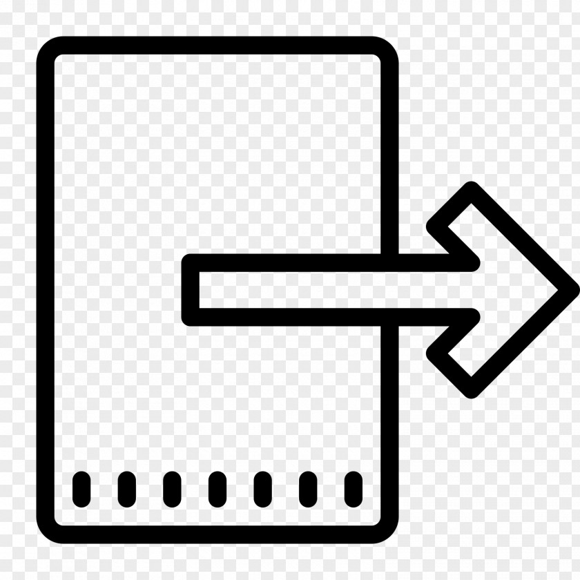 Exit Symbol Rectangle PNG