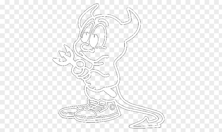 Freebsd Daemon Sketch Visual Arts Mammal Illustration Line Art PNG