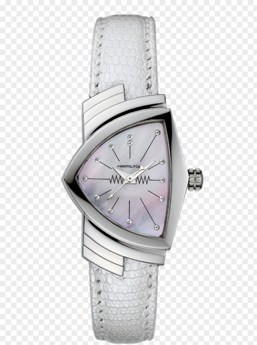 Hamilton Watches Women Watch White Shell Table Ventura Amazon.com Company Quartz Clock PNG