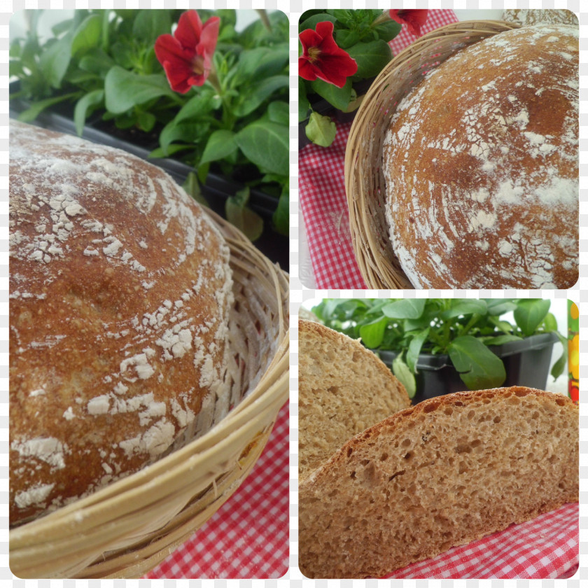 Pan Integral Rye Bread Baking Recipe PNG