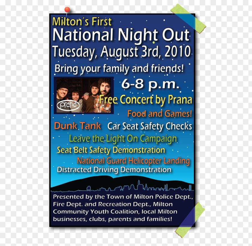 Strengthen Prevention National Night Out Family Parent Coalition For Juvenile Justice August PNG
