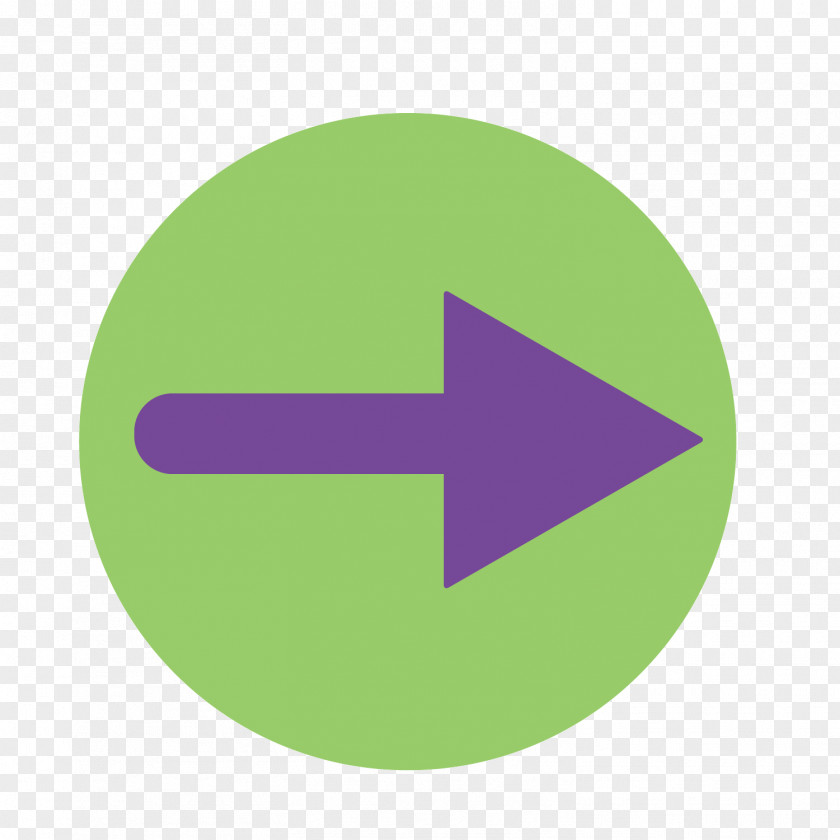 Vector Green Round Arrow Symbol PNG