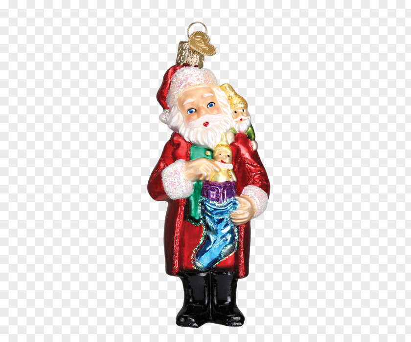 American Landmarks Christmas Ornament Old World Factory Outlet Santa Claus PNG
