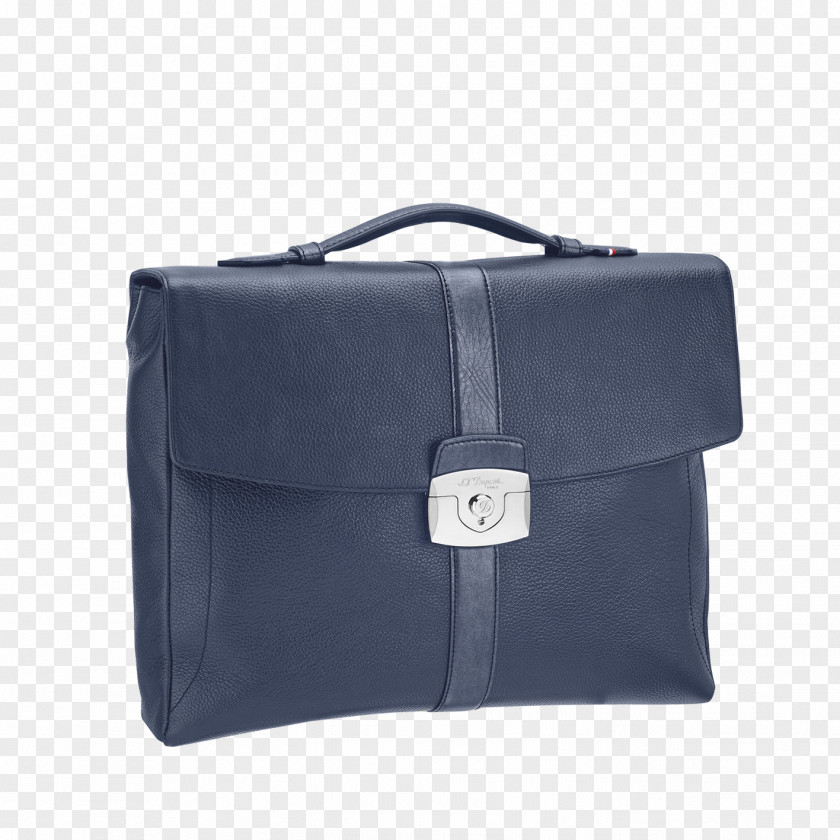 Briefcase Leather Handbag Pocket S. T. Dupont PNG