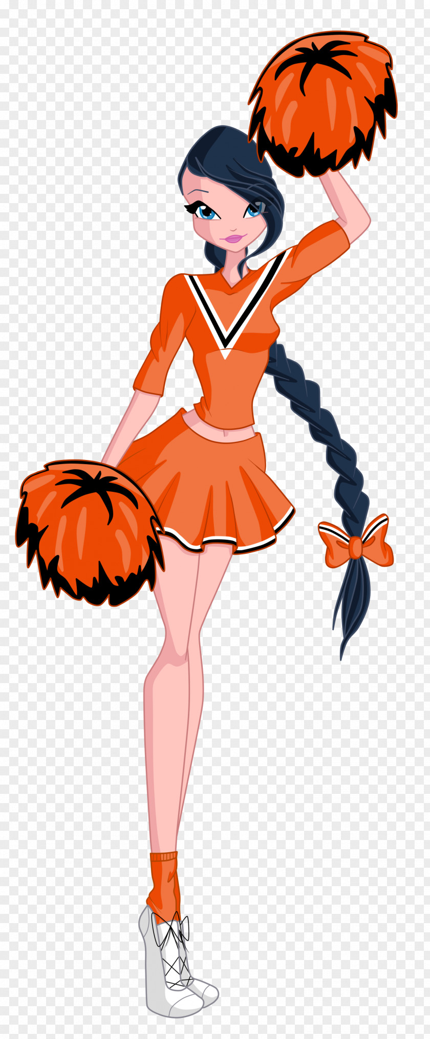 Cheerleader Cheerleading Cartoon Clip Art PNG