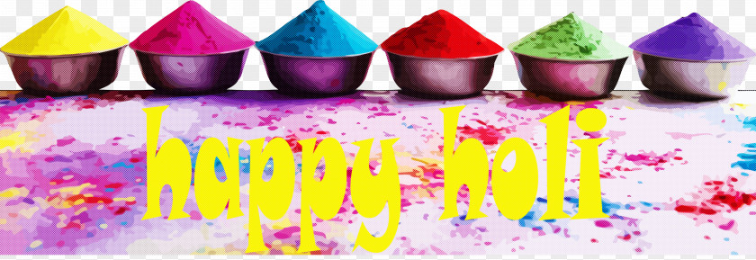 Happy Holi Colorful PNG