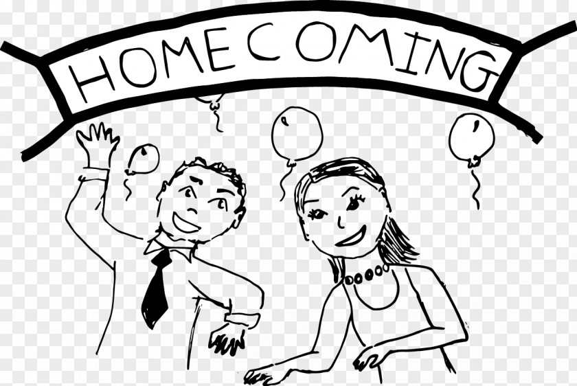 Homecoming Court Drawing Cartoon Dance Clip Art Image PNG