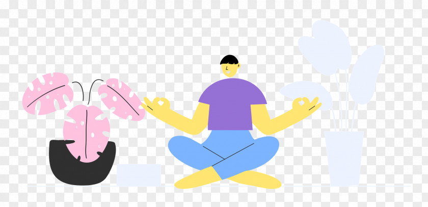 Meditating At Home Rest Relax PNG