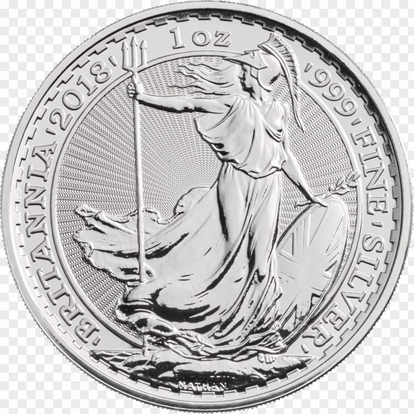 Silver Coins Royal Mint Britannia Coin Bullion PNG