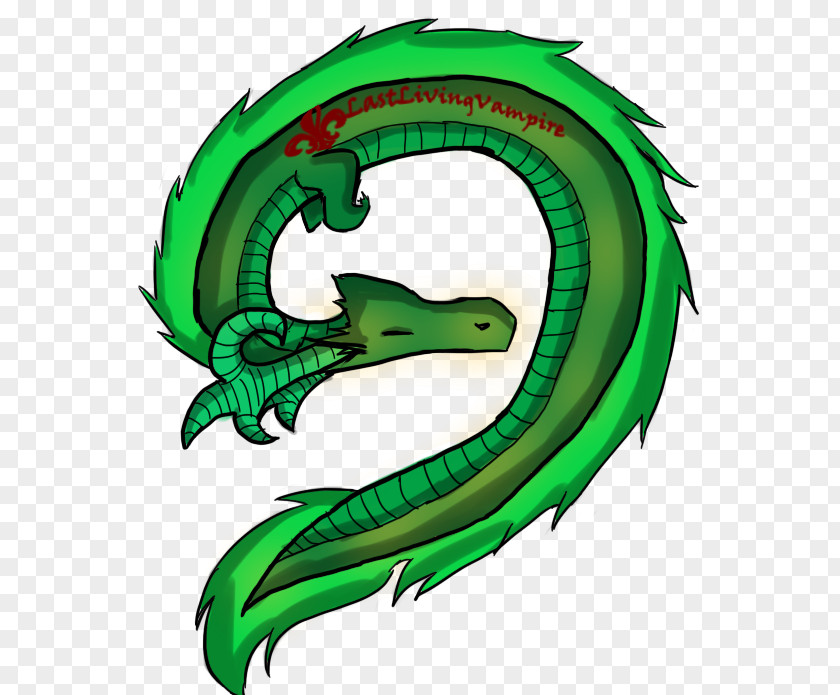 Sleeping Dragon Serpent Leaf Clip Art PNG