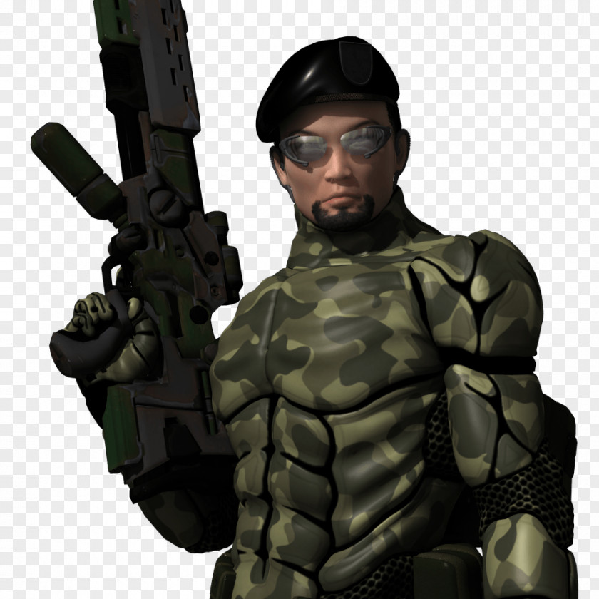 Soldier Firearm Military Marksman Mercenary PNG