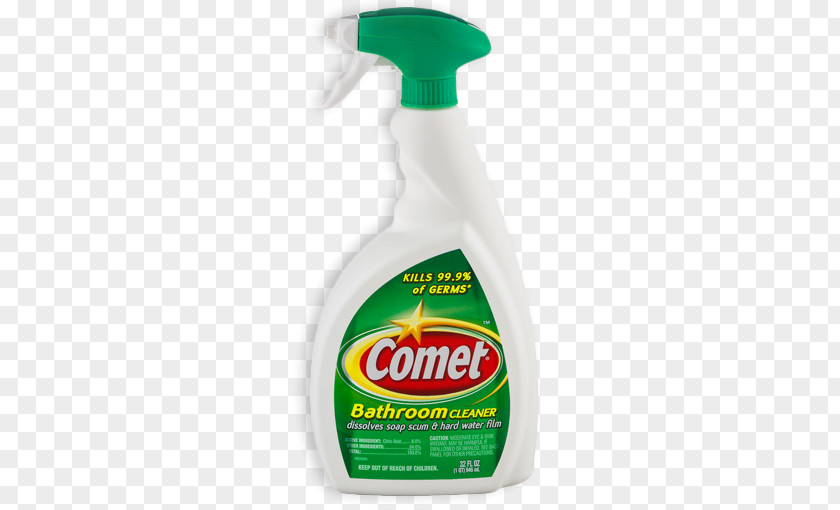 Bleach Comet Bathroom Cleaner Spray Toilet Bowl Cleaners PNG