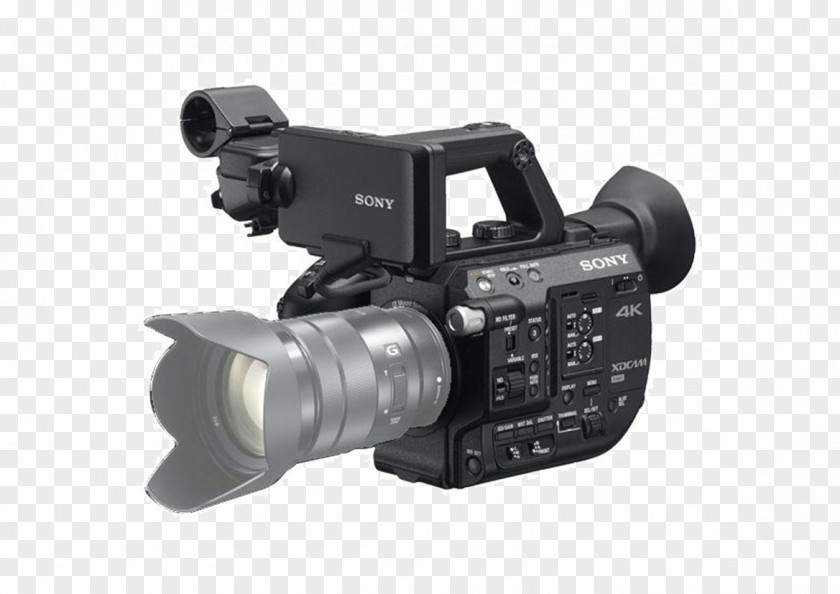 Camera Super 35 Sony XDCAM PXW-FS5 Video Cameras PNG