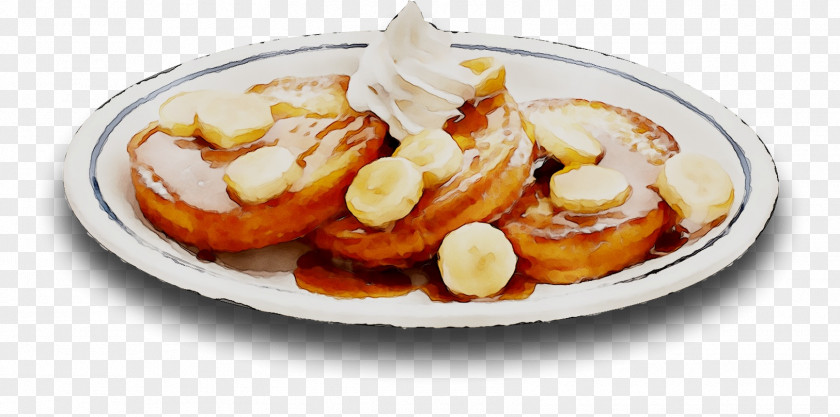 French Toast Dish Breakfast Cuisine Bananas Foster PNG