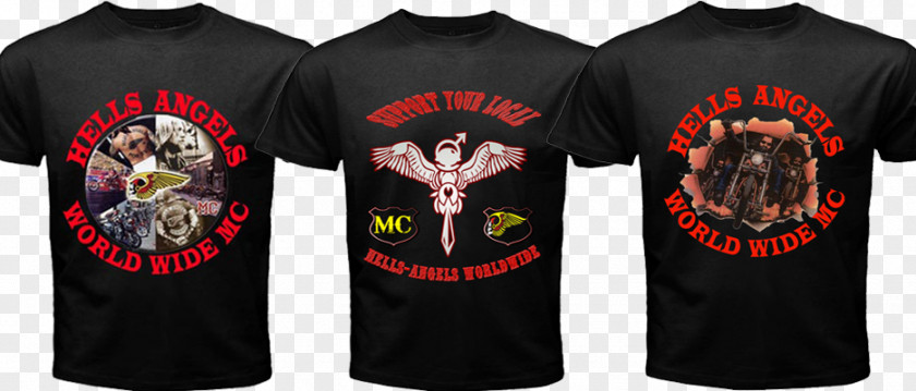 T-shirt Hells Angels Outlaw Motorcycle Club PNG