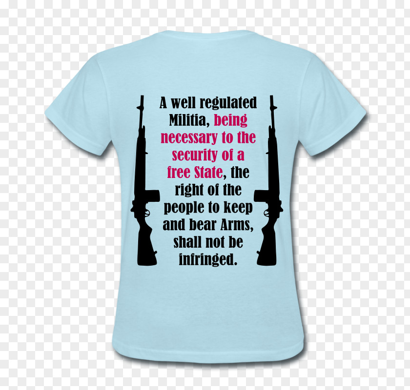 T-shirt Second Amendment To The United States Constitution Right Keep And Bear Arms Constitutional PROGUN PNG