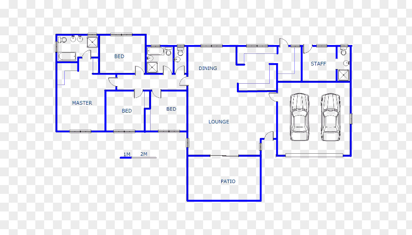 Three Rooms And Two Floor Plan House Bedroom PNG